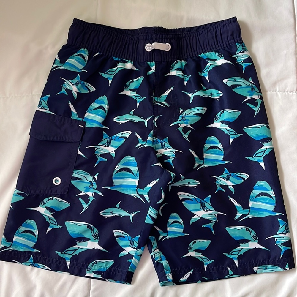 Boy’s Cat and Jack Shark Swim Trunks